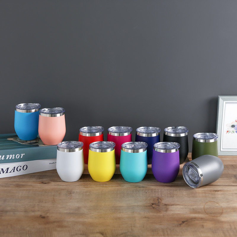 Tumbler mug telor / coffee mug / wine tumbler 380mL