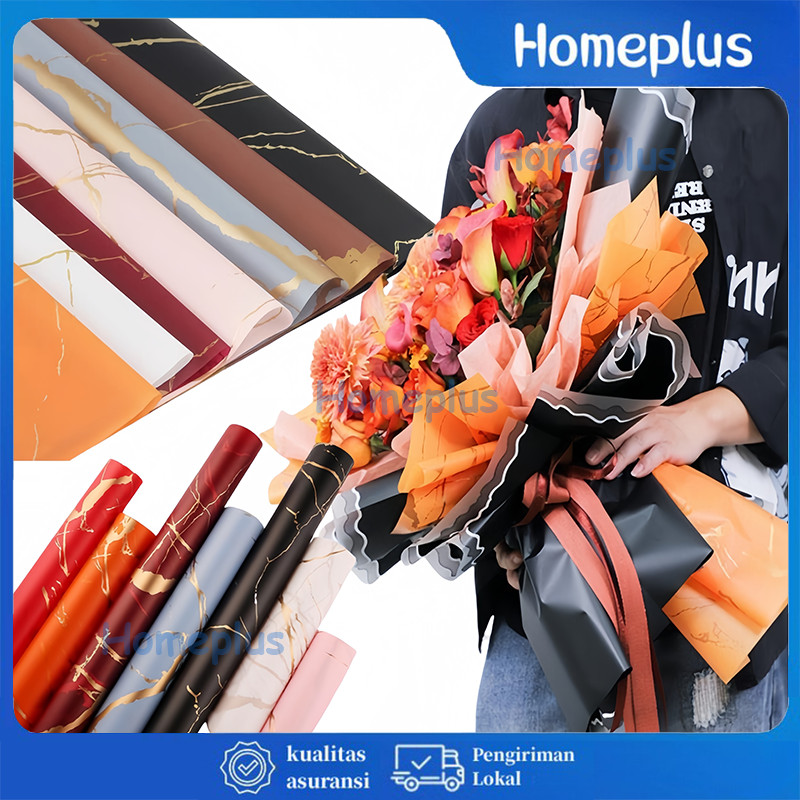 Flower Wrapping Kertas / Bunga Buket Flower Paper / Marble Cellophane Wrapping Paper Kertas Bunga