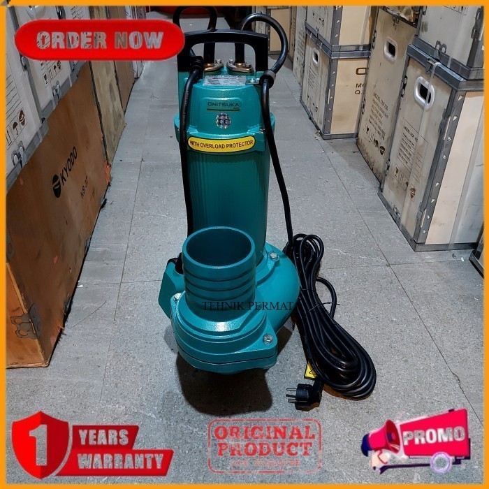Pompa Celup Air Kotor Kapasitas Besar Onitsuka OQF-422A Auto 4" 2.2kw