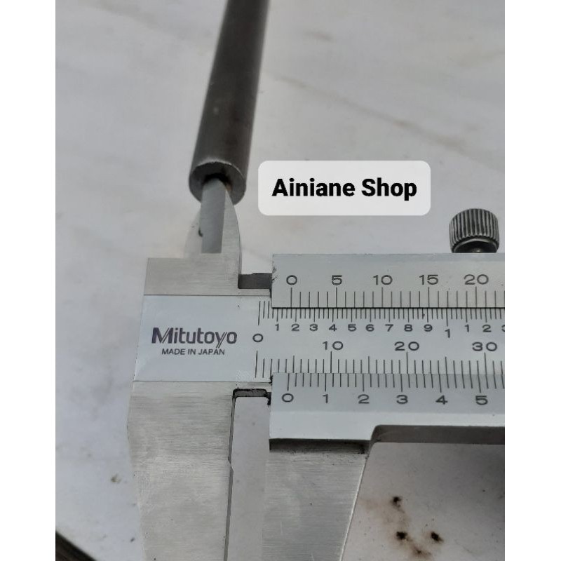 Pipa Besi Seamless OD 8,8 mm / ID 4,4 mm Panjang 50 cm