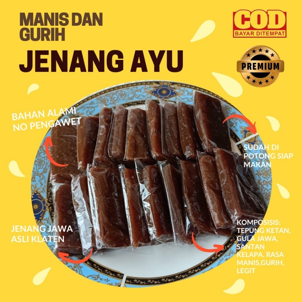 

JENANG AYU/JENANG JAWA/JENANG ALOT /DODOL JAWA POTONG KHAS KLATEN