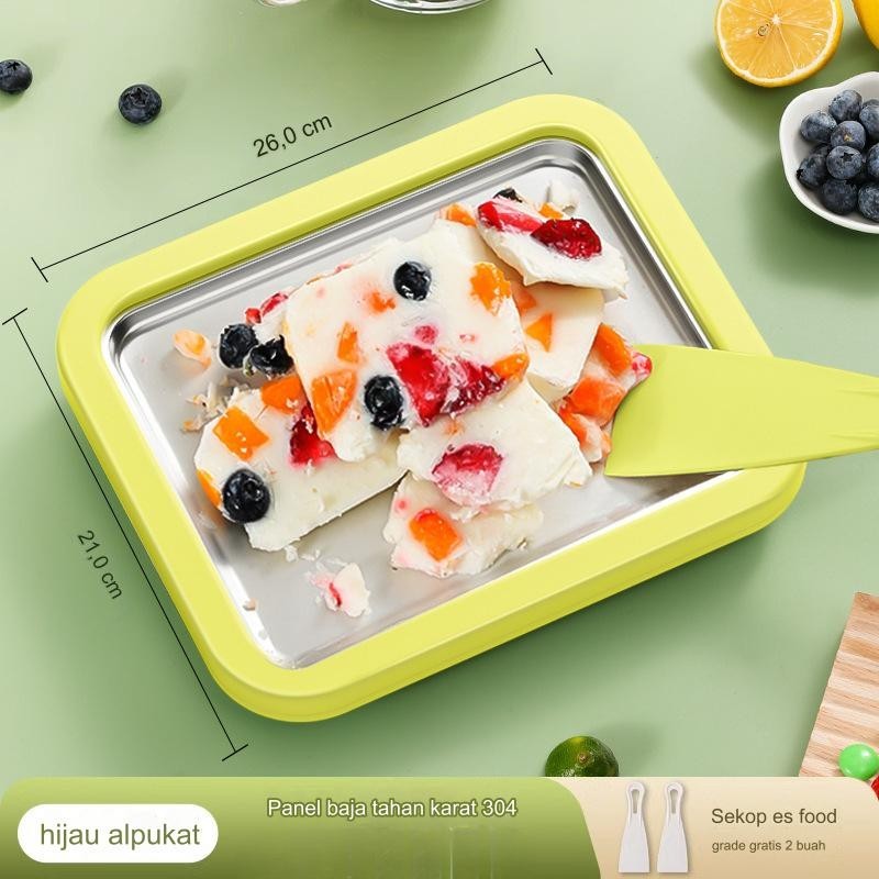 Mesin Yogurt Goreng Baru/Mesin Es Krim Kecil Rumah Tangga DIY Buatan Sendiri/Mesin Penggorengan Es G