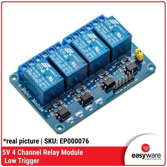 DC99 RELAY MODULE 4 CHANNEL 5V RELAY MODUL