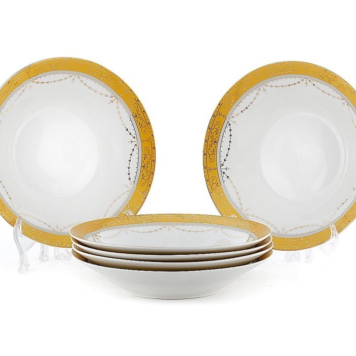 ✨LARIS✨ -Piring makan 9inch B179 Motif padi merek vicenza isi 6pcs