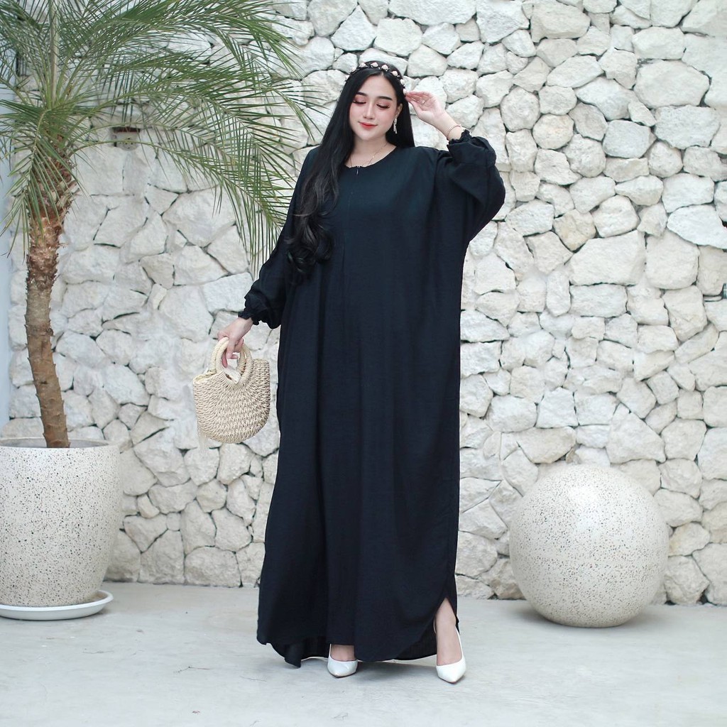 Kaftan Abaya Polos Busui Kaftan Jumbo kaftan puith Kondangan Gamis Turki