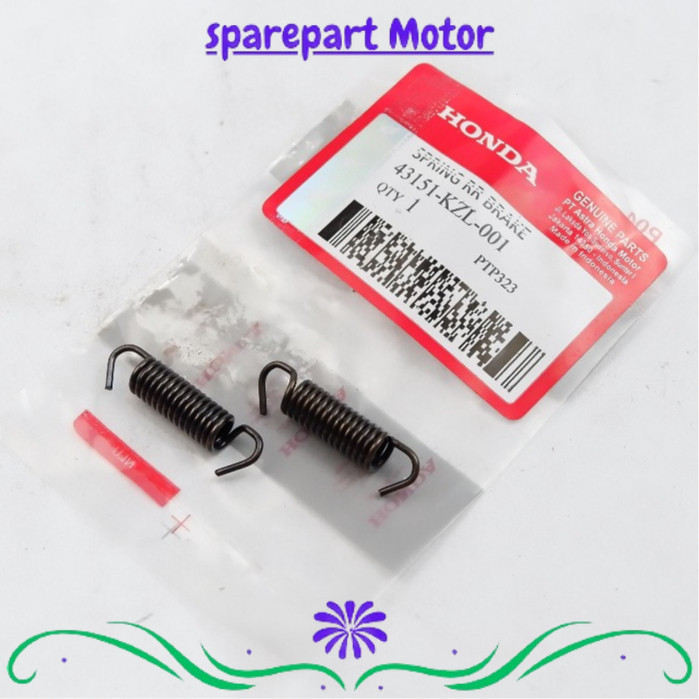 Per Kampas Rem KZL Honda Beat FI , Scoopy FI & Vario 110 sparepart motor