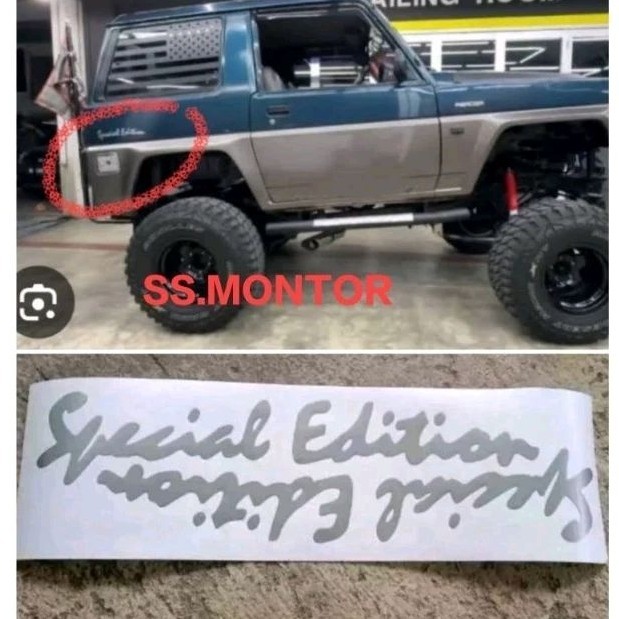 STIKER STRIPING DAIHATSU  FEROZA SPECIAL EDITION CUTTING