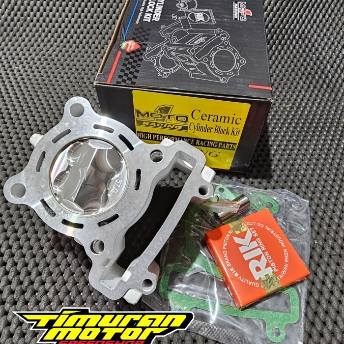 READY CYLINDER BLOK MOTO 1 57 MM CERAMIC MX  MX KING  VIXION ORIGINAL