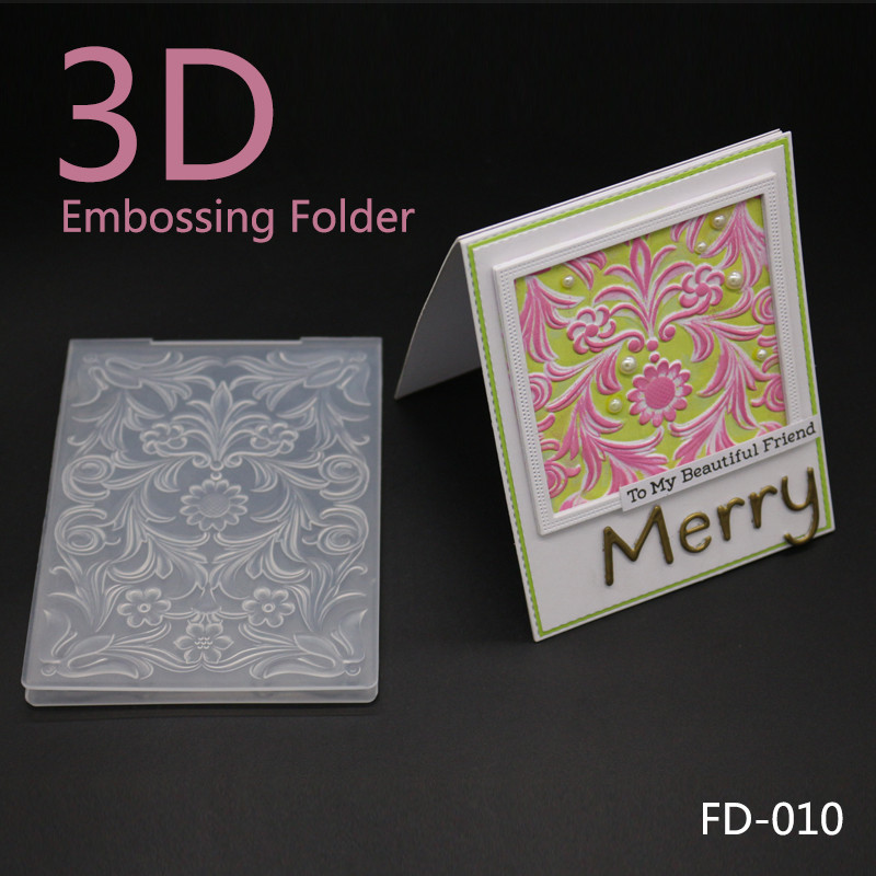 

3D New Arrival Scrapbook Flowers and Leaves Design DIY Paper Cutting Dies Scrapbooking Plastic Embossing Folder