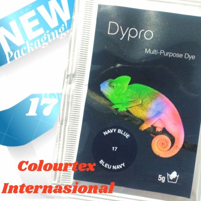 

Termurah~ Dypro - Dylon Pewarna Tekstil Navy Blue - Bleu Navy #17
