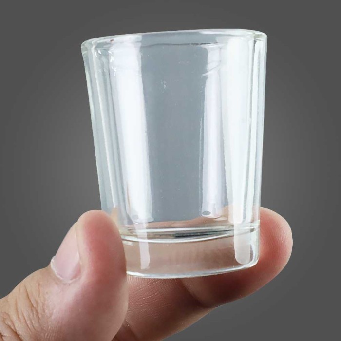 Gelas Sloki Seloki Mini Kaca Whiskey Wine Bir Cup Crystal Glass Holder  25 ml