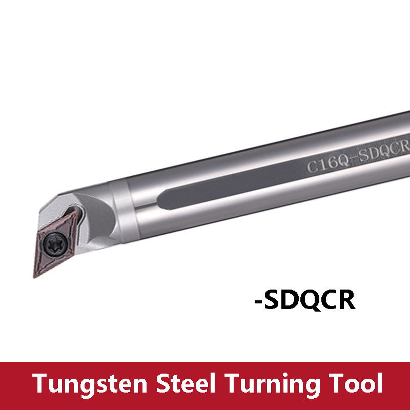 

LIHAOPING Internal Tungsten Steel C10K-SDQCR07 C12M-SDQCR07 C16Q-SDQCR07 C16Q-SDQCR11 Turning Tool Machine Lathe Cutter SDQCR