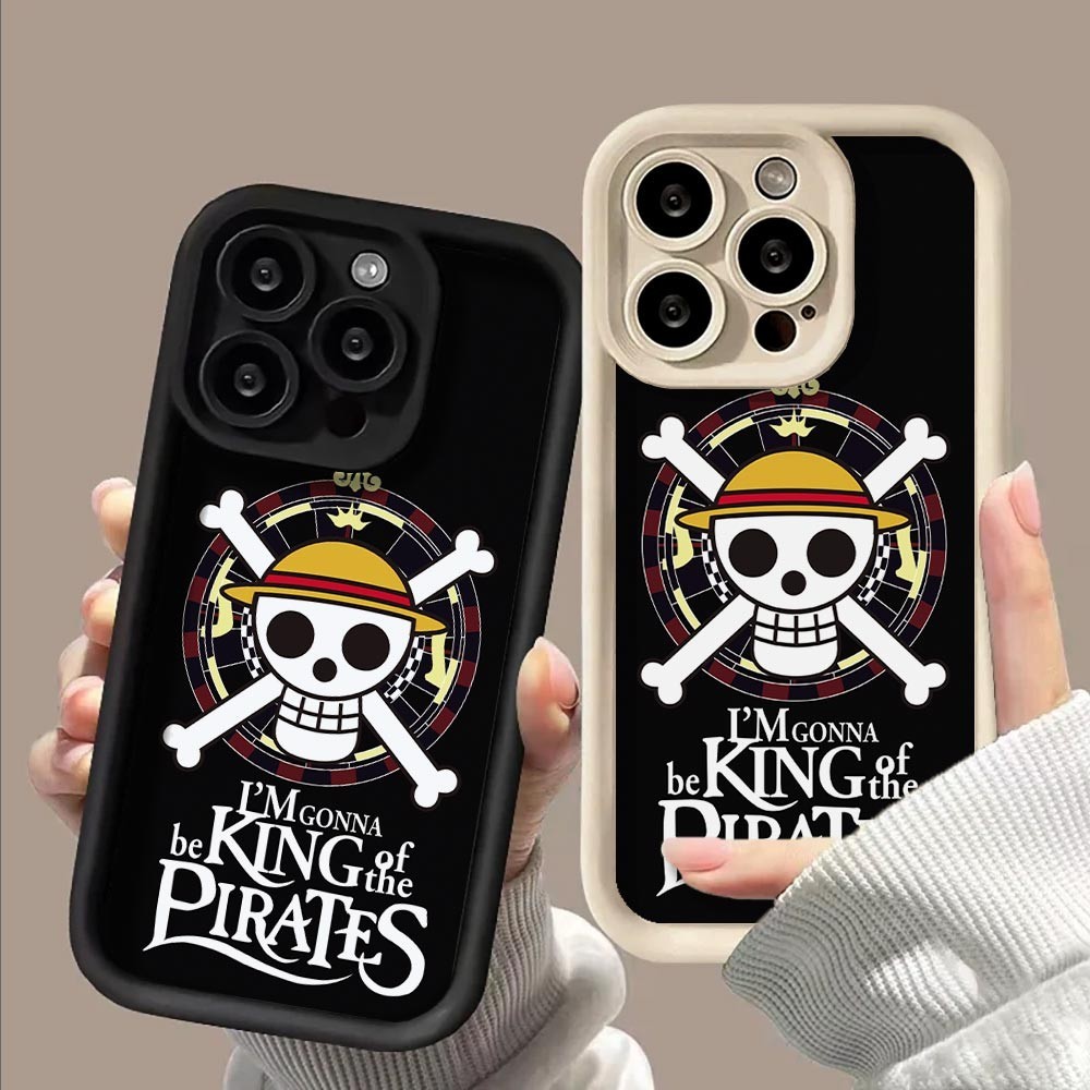 Softcase Realme C20 C20A C25 C25S C17 C15 C12 C11 2021 C2 OnePiece Skull Phone Casing Soft Silicone 