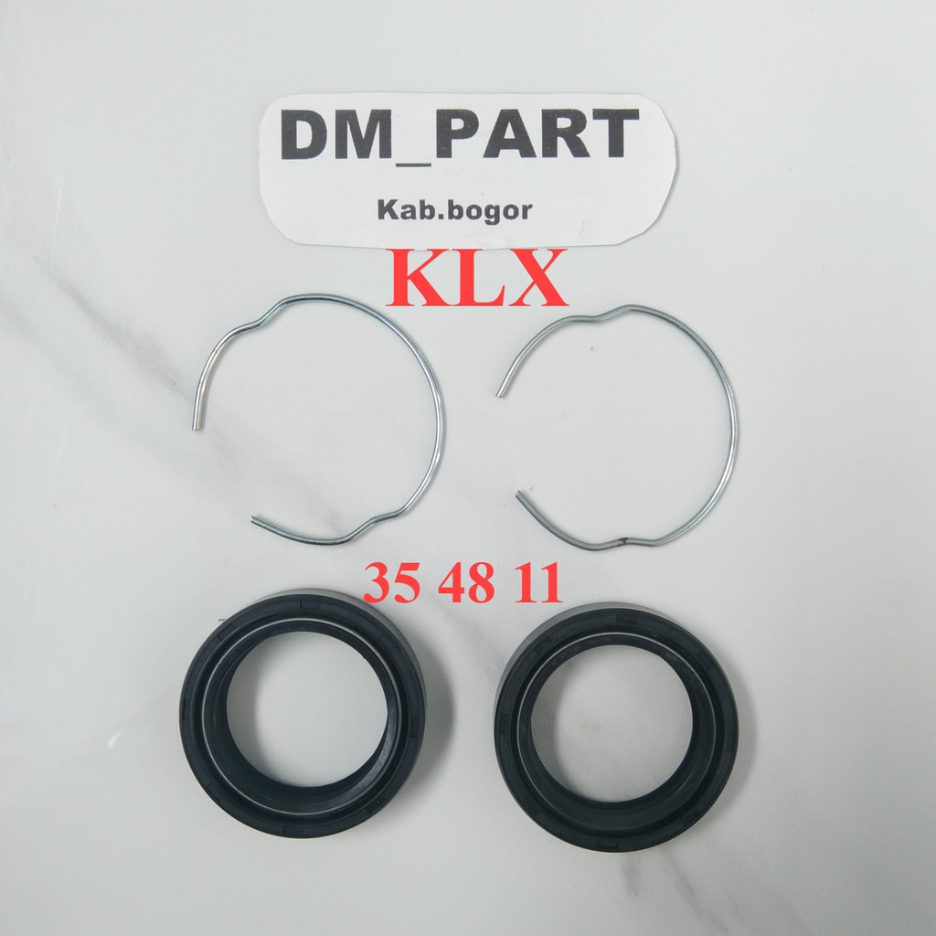 klip ring oil seal kancingan seal shock depan kawasaki klx dtracker 35 48 11 bf