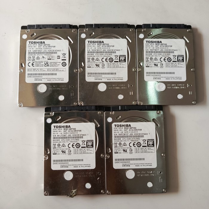 HDD 500 GB Sata 2,5" Slim