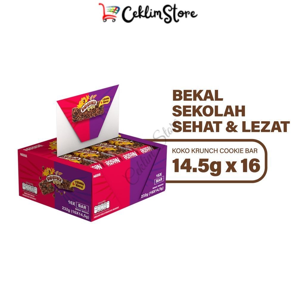 

KOKO KRUNCH COOKIE BAR (16x14.5g)