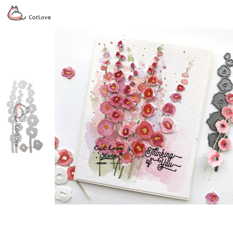 

Flower Plant Metal Cutting Dies Stencils For DIY Scrapbooking Paper Card Decorative Craft Dies Embossing Die Cuts New 2019