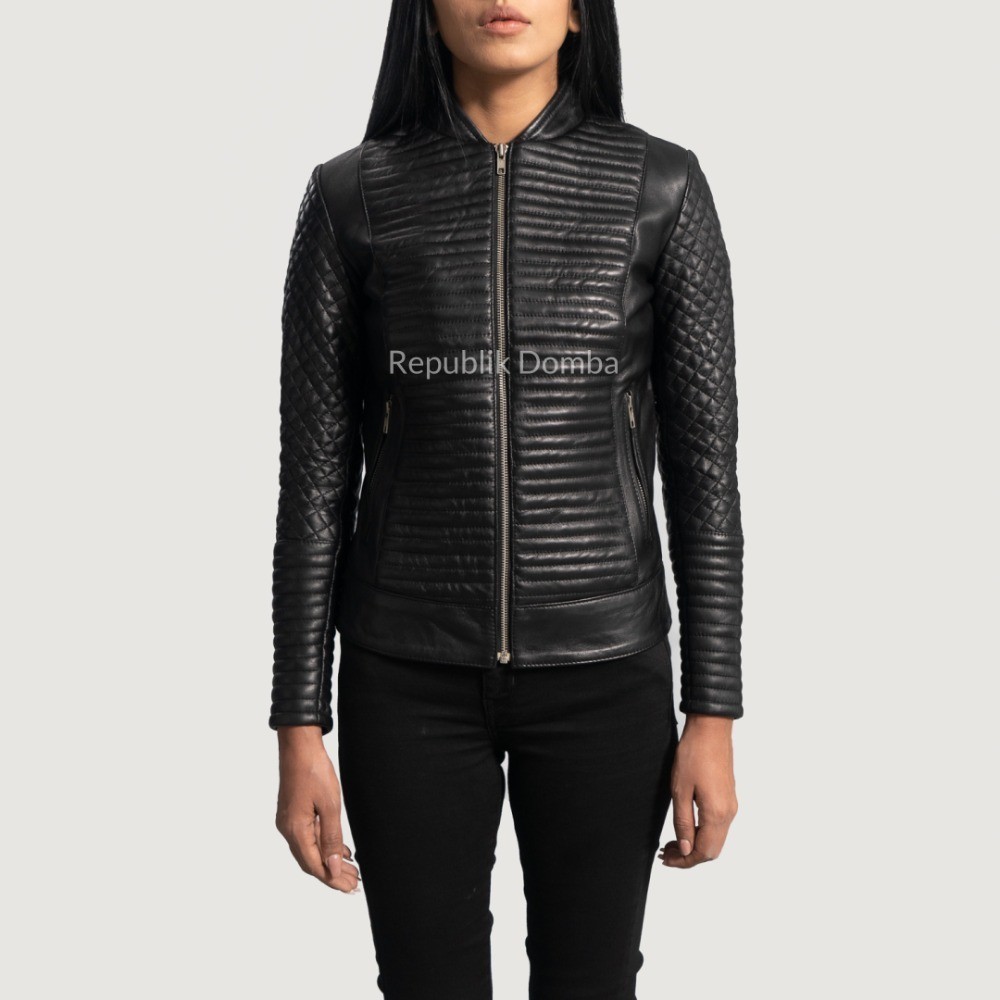 REPUBLIK DOMBA - Jaket Kulit Wanita Full Kulit Domba Asli Garut Kualitas Super Premium 100% Original