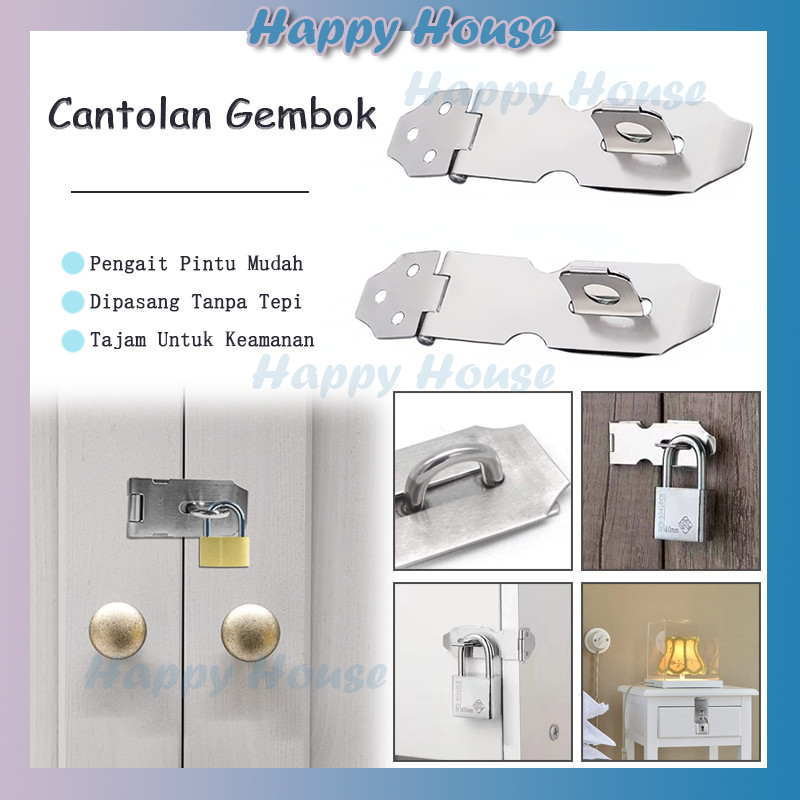 Overval/Overpal Plat Stainless / Overval Nekel / Cantolan Gembok