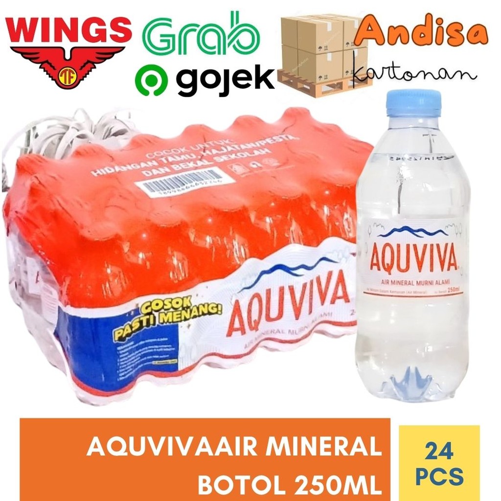 

AQUVIVA Air Mineral Murni Alami Botol Kartonan 250ml x 24pcs