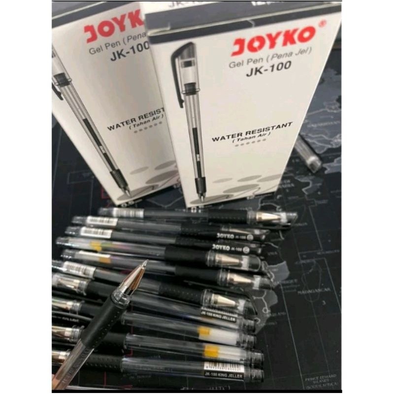 

(12pcs) Pulpen Gel Joyko JK-100