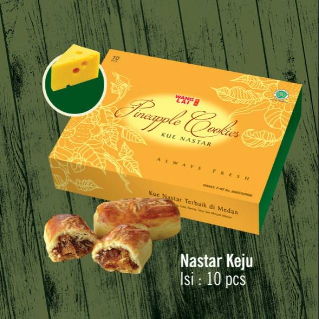 

Pineapple Cookies Wang Lai isi 10