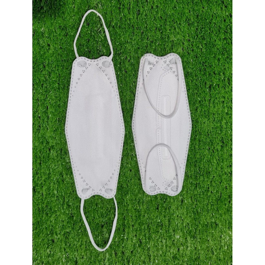 *BISA COD* MASKER ANAK KF94 4D KOREA KIDS FACE MASK KF 94 ANAK PREMIUM QUALITY  Putih 20 Terlaris