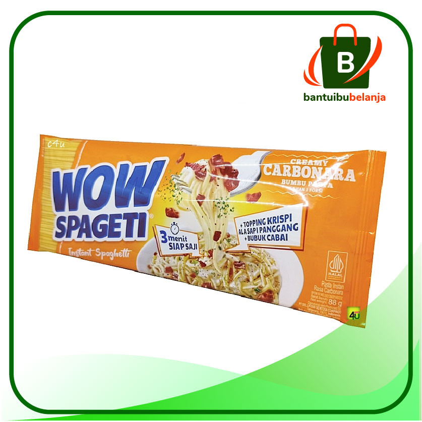 

WOW Pasta Spageti varian CREAMY CARBONARA