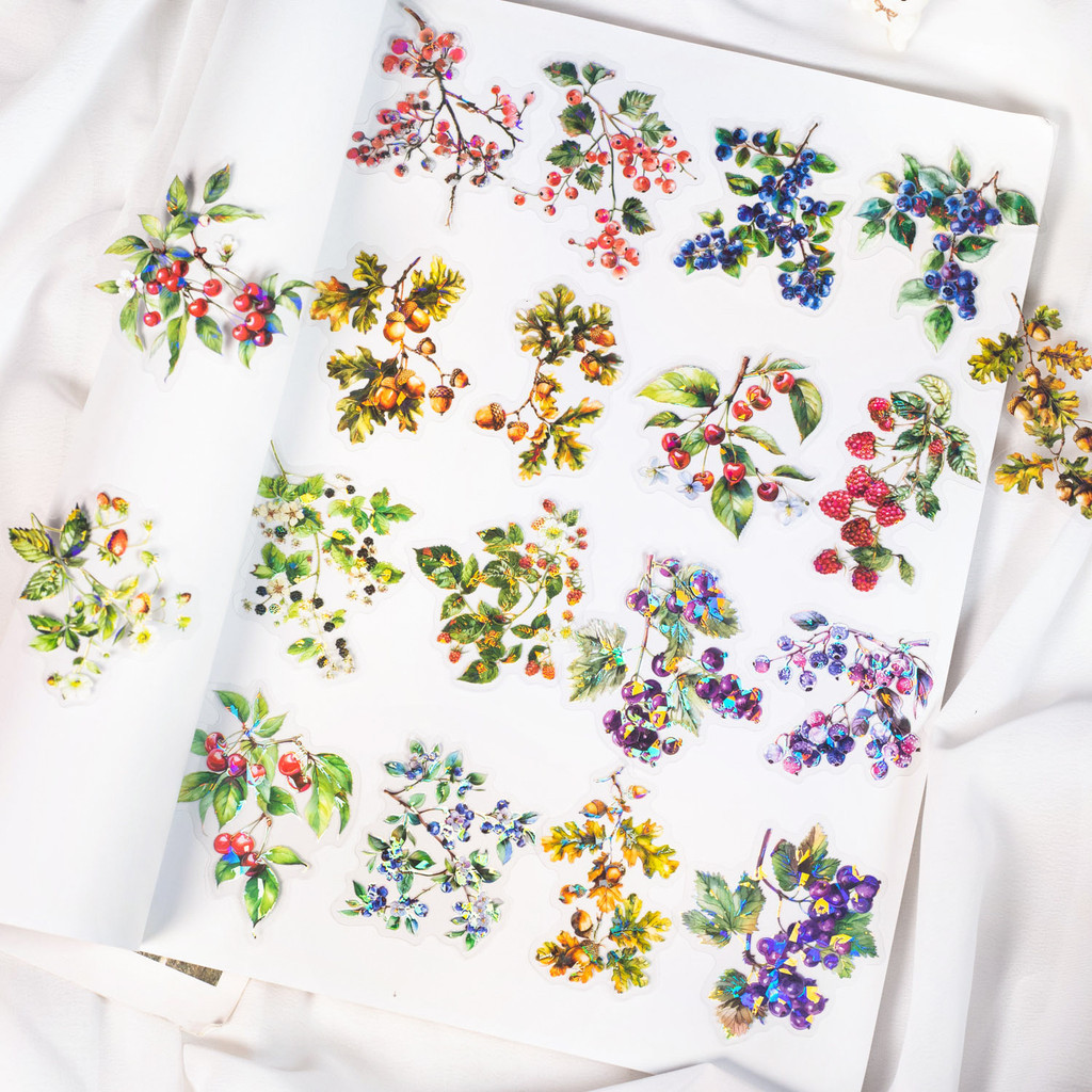 

Journamm 20pcs/pack PET Sticker Decor Junk Journal Diary DIY Scrapbooking Material Collage Photo Album Stationery Stickers