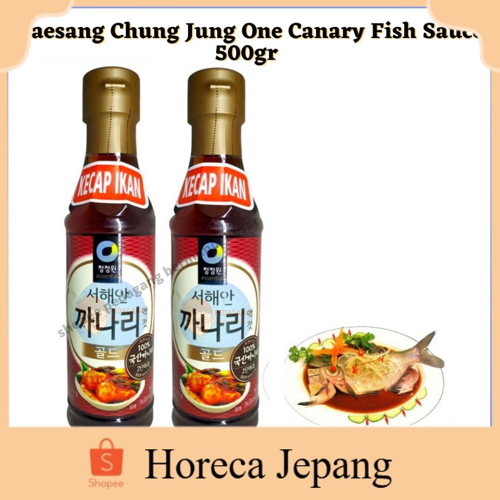 

Daesang Chung Jung One Canary Fish Sauce 500gr | Kecap Ikan Asli Korea