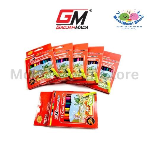 

Ay00! PER DUS/12 PACK Pensil Warna GM-1235 Colour Pencil Pensil Warna Murah Coloring Pencil Pensil