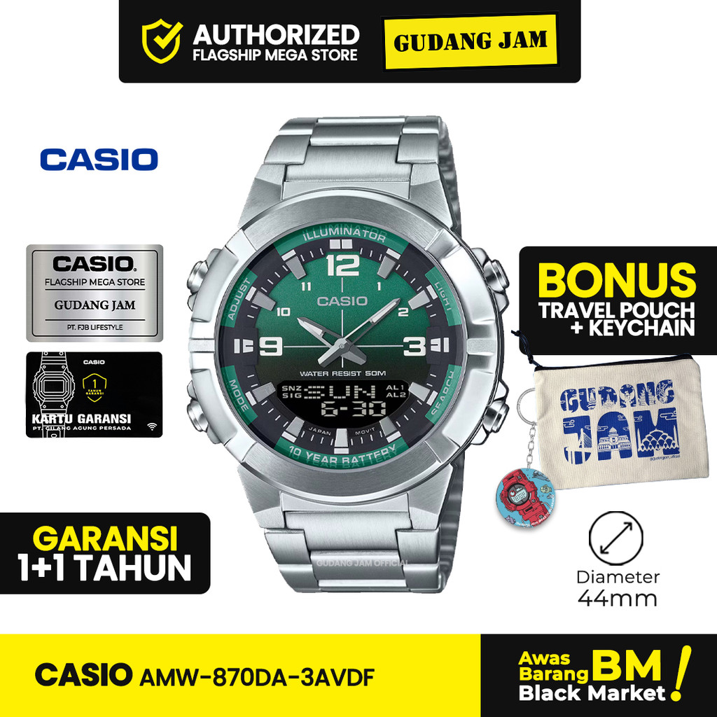 Casio Pria AMW-870DA-3AVDF AMW-870DA-3A AMW-870DA AMW870DA AMW 870DA