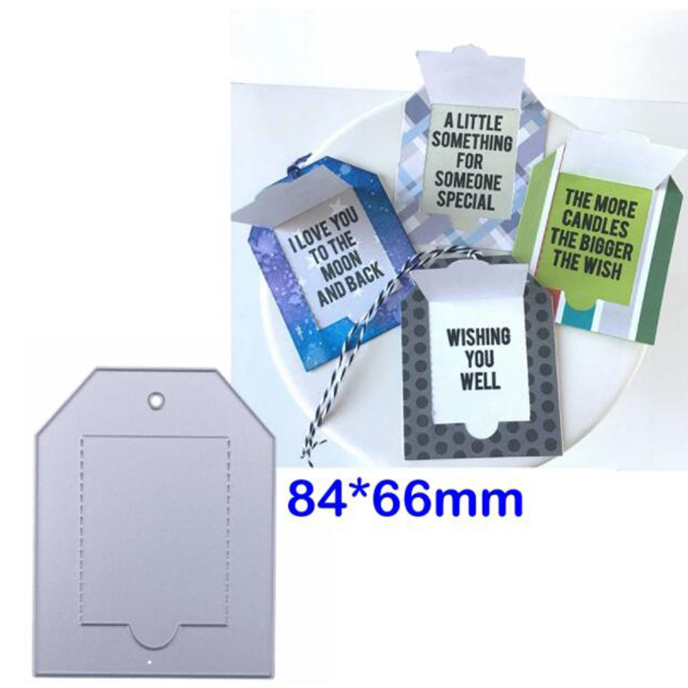

Pop Up Tag Metal Cutting Dies Stencils Die Cuts For Card Making Scrapbooking Decoration Crafts