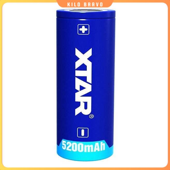 Baterai Rechargeable 26650 Li-Ion 3.6V 5200mAh 1 PCS - XTAR