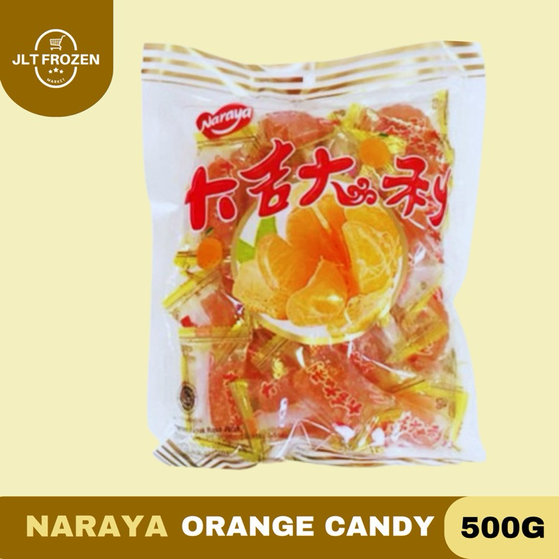 

Naraya Orange Candy HALAL / Permen Jelly Rasa Jeruk / Naraya Mandarin Orange Candy - 500g
