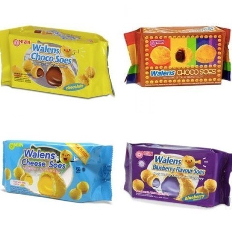 

NISSIN WALENS CHOCO SOES 100gr SUS KERING ISI COKELAT PASTA RENYAH LEZAT BLUEBERRY CHEESE CHOCOLATE MAKANAN RINGAN CEMILAN ANAK BISKUIT KUE WAFER RENCENG KILOAN DUS KARTON DOMIKA SHOP pusat groir murah murah meriah