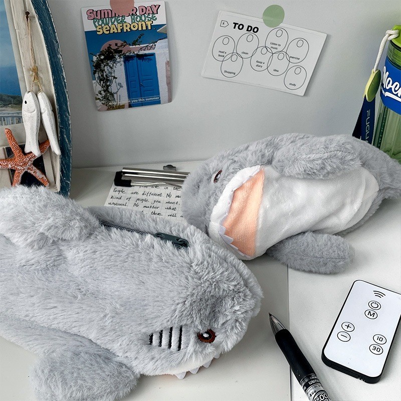 

Pencil Case Shark Lucu Tempat Pensil Cartoon Multifungsi Large Capacity Storage Bag Animal Pensil Case