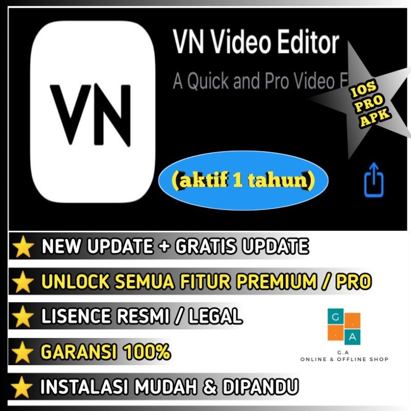Aplikasi ios & android VN - VlogNow PRO android // Vlog Now ios // VlogNow ios Video Editor Premium