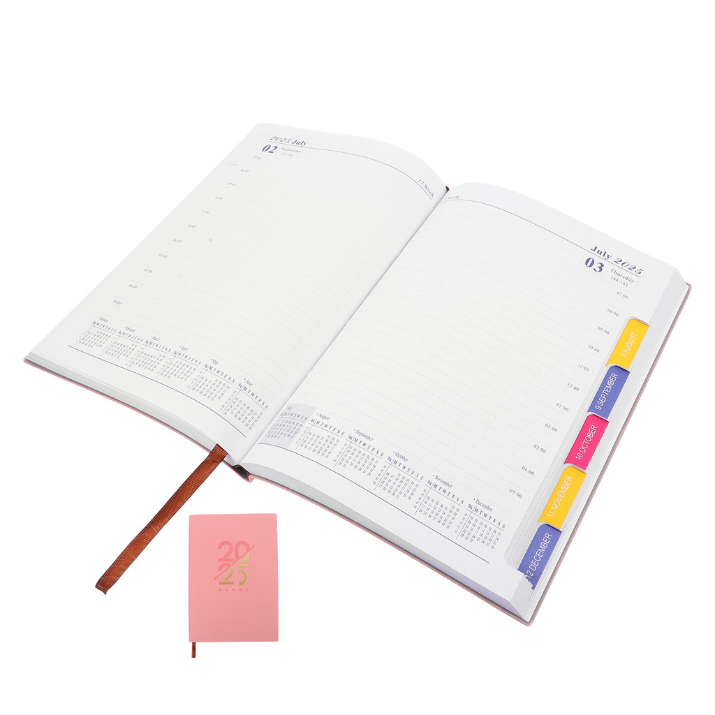 

Daily Planner 2025 Calendar Schedule Book Household Notepad Work to Do Notebook