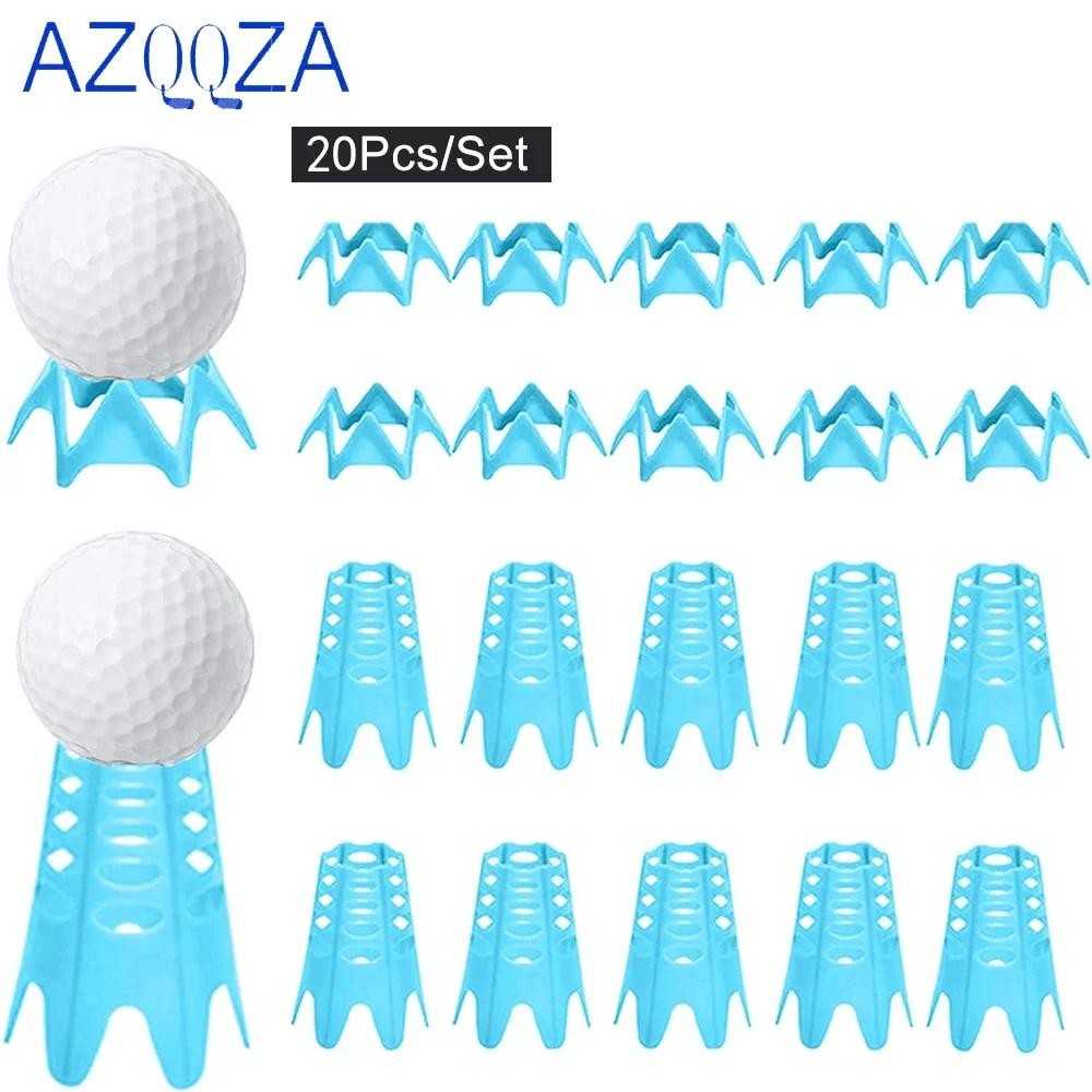 Plastic Golf Tees,20Pcs Golf Simulator Tees for Outdoor Indoor Golf Tees Simulator Practice Training