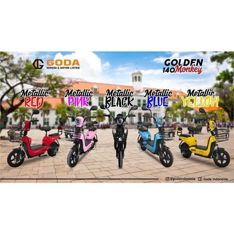 Sepeda Listrik Goda Pamulang Golden Viper 140 New