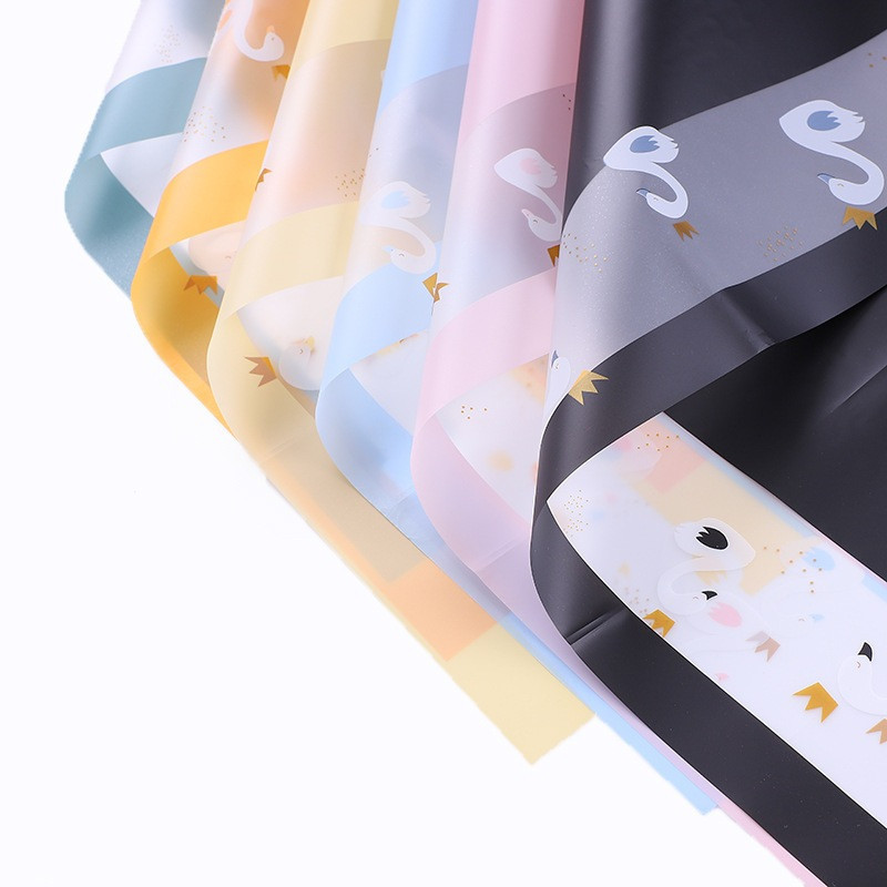 

Kertas Buket Bunga Bunga Motif Swan Flower Wrapping Paper Swan Transparan Cellophane KB062