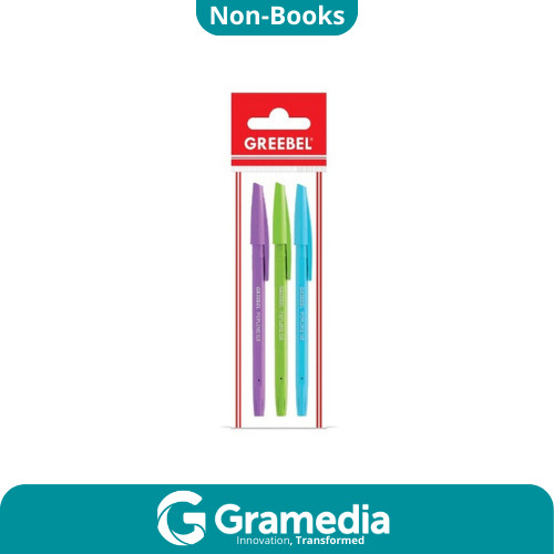 

[Gramedia Cijantung] GREEBEL BALLPEN POPLINE 0.5 BLACK (3PCS/SET)