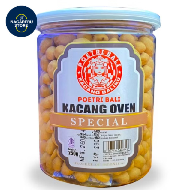 

Poetri bali kacang oven special 250 gram