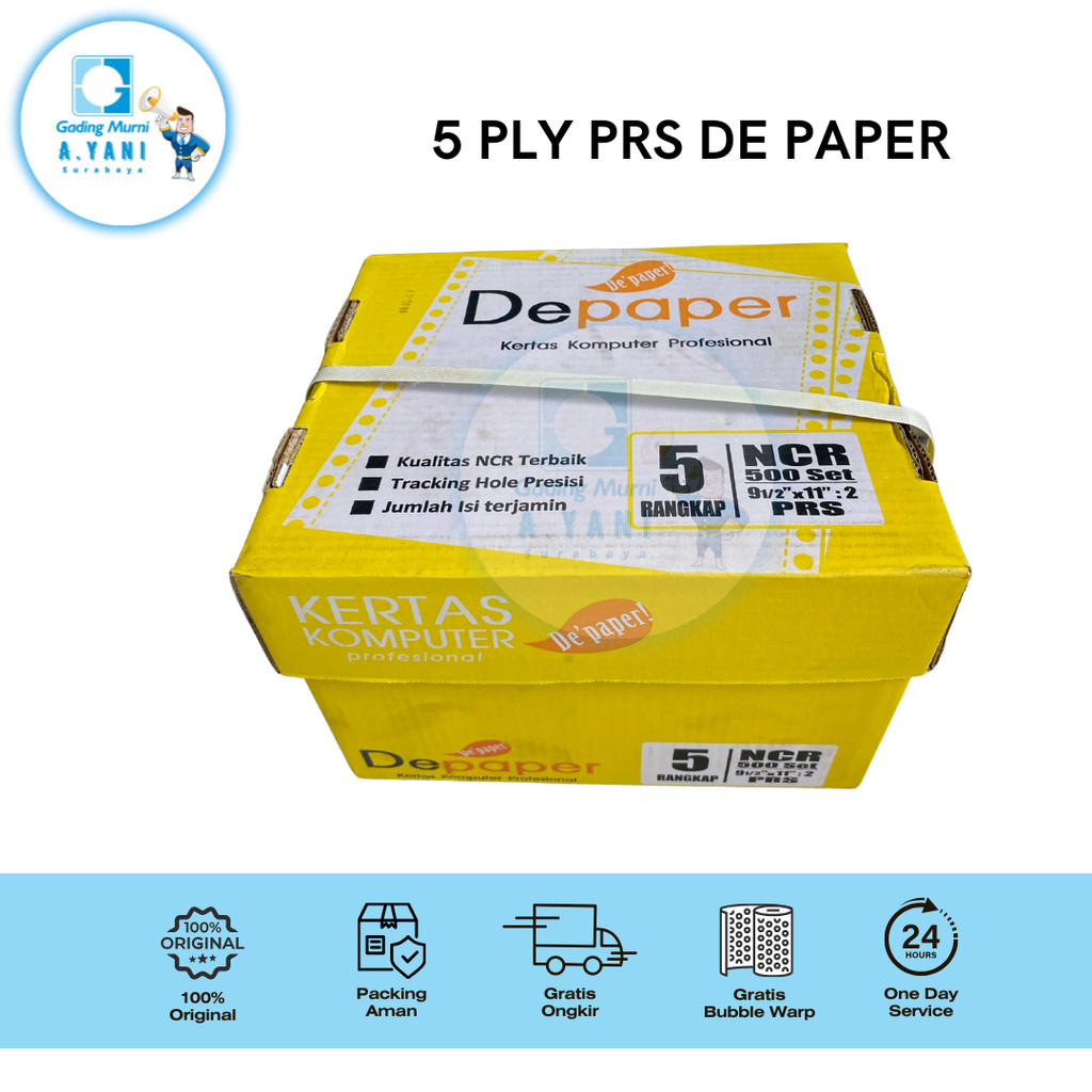 

DE PAPER KERTAS CONTINOUS FORM 1 PLY 2 PLY 3 PLY 4 PLY 5 PLY
