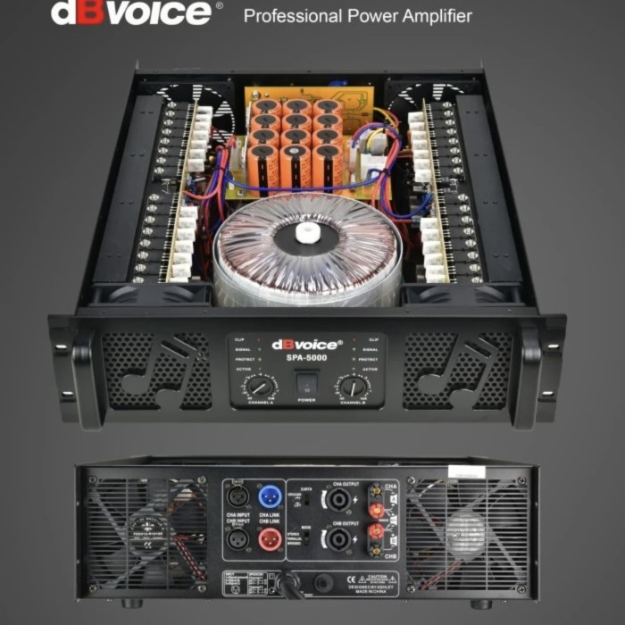 Power Amplifier dB Voice SPA-5000 Original dBvoice Ampli SPA5000 Class GB Spa 5000