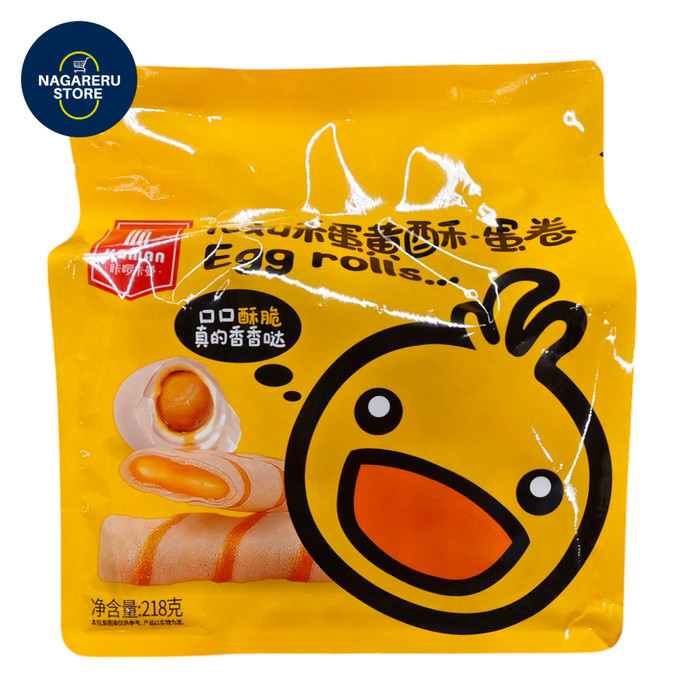 

Kaman crepes salted egg yolk flavor (crepes isi krim rasa telor asin) 218gr