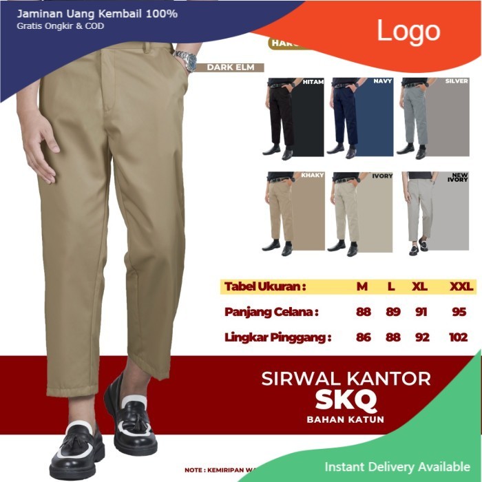 Celana Sirwal Kantor / Sirwal Kantor / Sirwal Sunnah - Coksu, XXL