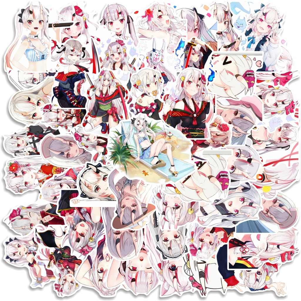 

COD 50 Pcs Stiker NAKIRI AYAME Lucu Anti Air Untuk Dekorasi Notebook Sepeda Skateboard Handphone