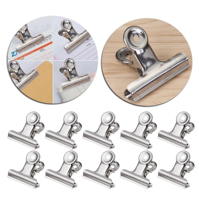 

Paperluxe Paper Clips Logam Silver 22 31 mm / 3 Pcs Paper Clips 22mm 5 Pcs Paper Clips 31 mm / Logam Klip Makanan Tas Penyegelan Penjepit File Tiket Binder Foto Uang Organizer / Klip Binder Logam Lipat Penjepit Dokumen Alat Tulis Sekolah Kantor